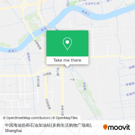 中国海油协和石油加油站(多购生活购物广场南) map