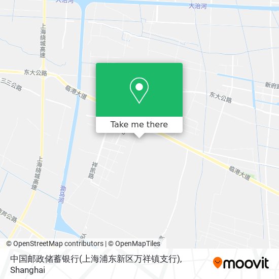 中国邮政储蓄银行(上海浦东新区万祥镇支行) map