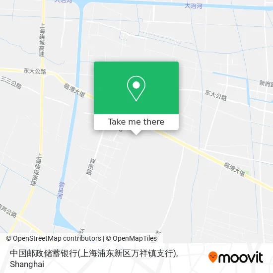 中国邮政储蓄银行(上海浦东新区万祥镇支行) map