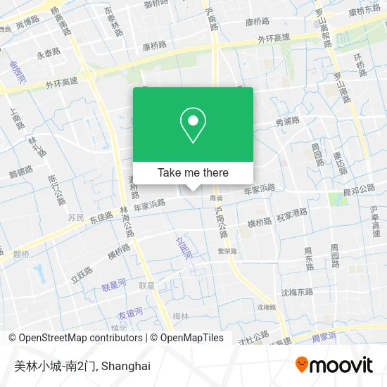 美林小城-南2门 map