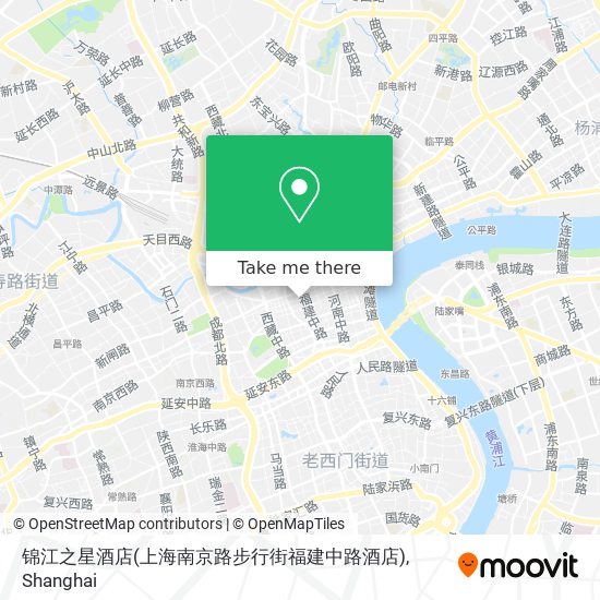 锦江之星酒店(上海南京路步行街福建中路酒店) map