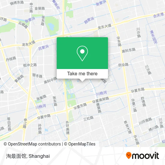 淘最面馆 map