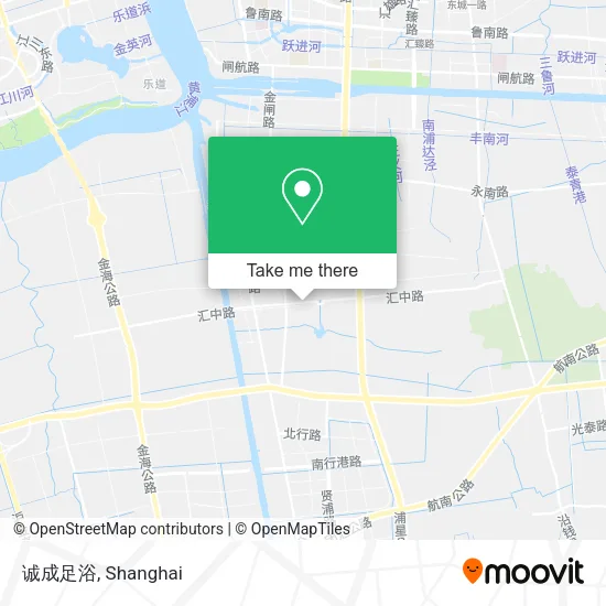 诚成足浴 map