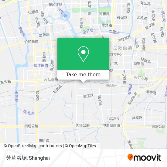 芳草浴场 map