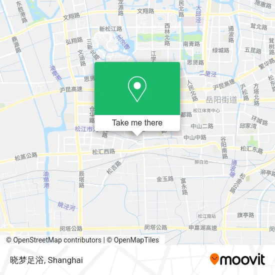 晓梦足浴 map