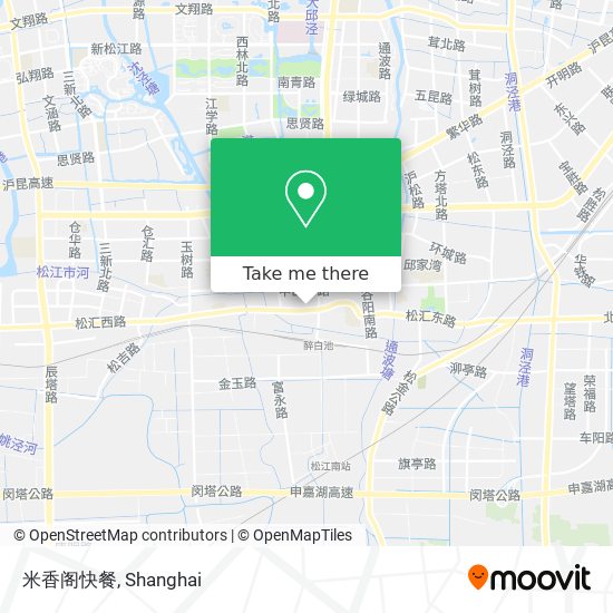 米香阁快餐 map
