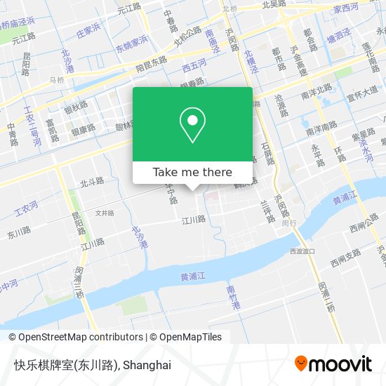 快乐棋牌室(东川路) map
