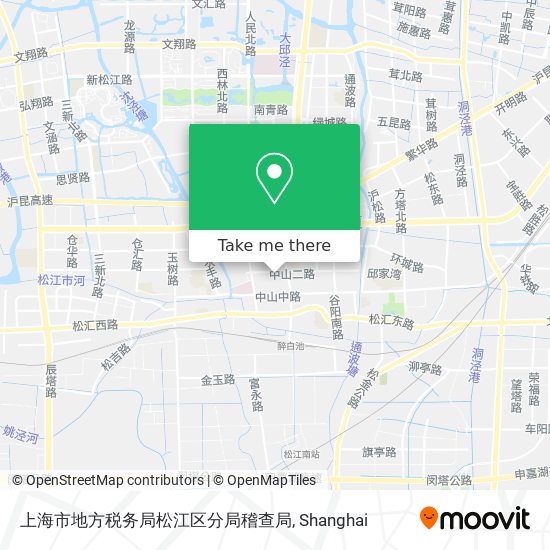 上海市地方税务局松江区分局稽查局 map