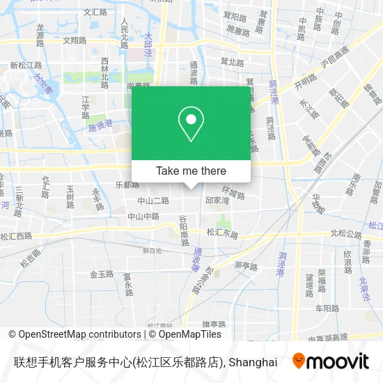 联想手机客户服务中心(松江区乐都路店) map