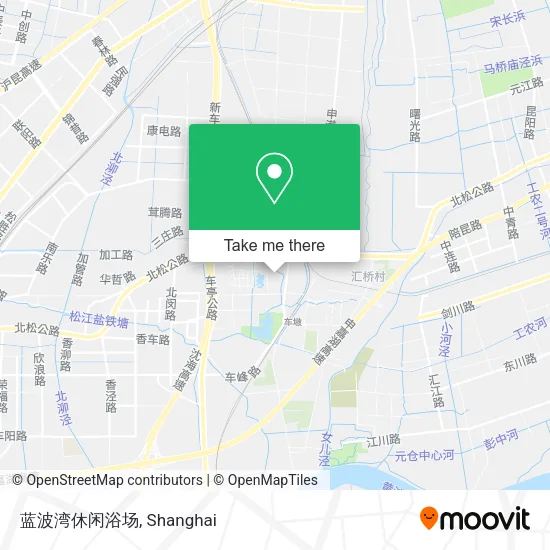 蓝波湾休闲浴场 map