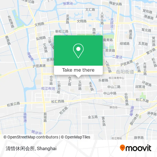 清惜休闲会所 map