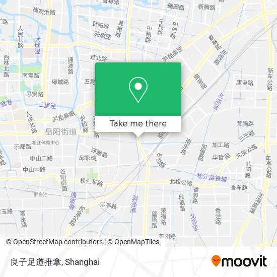 良子足道推拿 map