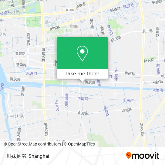 川妹足浴 map