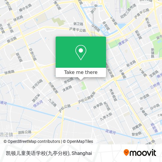 凯顿儿童美语学校(九亭分校) map
