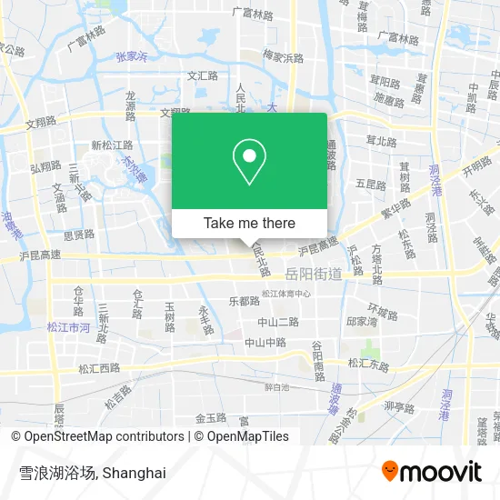 雪浪湖浴场 map