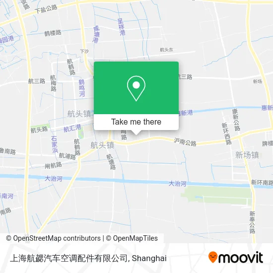 上海航勰汽车空调配件有限公司 map