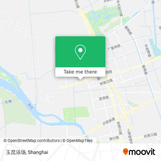 玉昆浴场 map