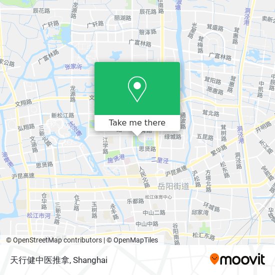 天行健中医推拿 map