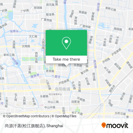 尚源汗蒸(松江旗舰店) map