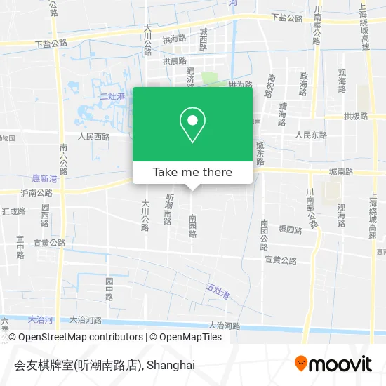 会友棋牌室(听潮南路店) map