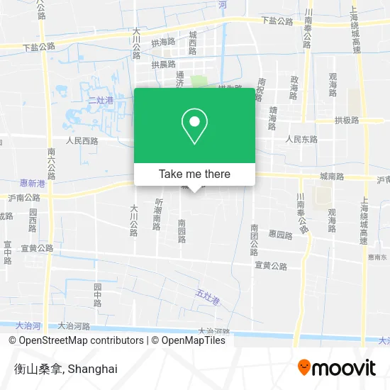 衡山桑拿 map