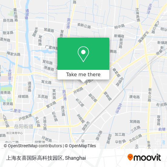 上海友喜国际高科技园区 map