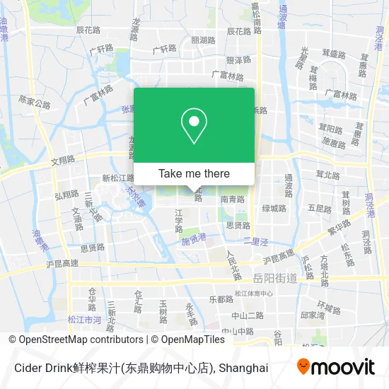 Cider Drink鲜榨果汁(东鼎购物中心店) map