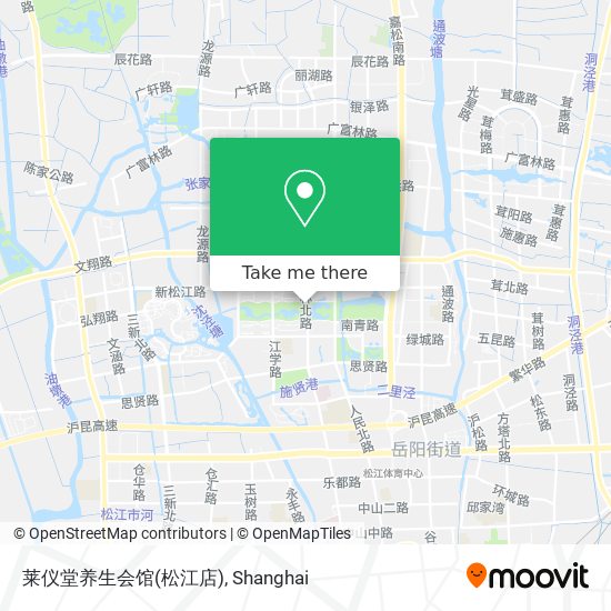 莱仪堂养生会馆(松江店) map