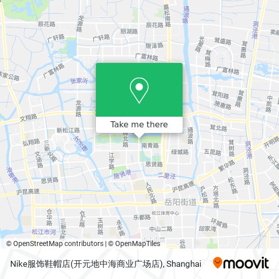 Nike服饰鞋帽店(开元地中海商业广场店) map