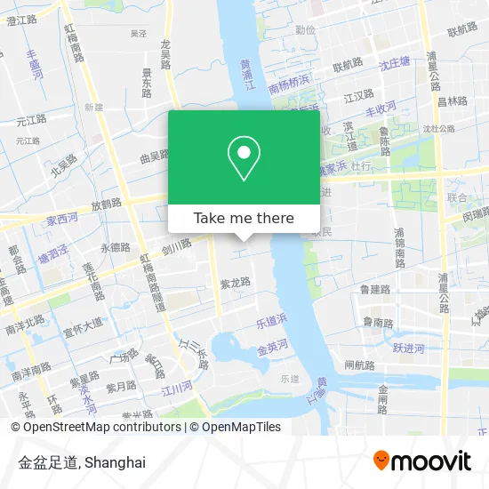 金盆足道 map