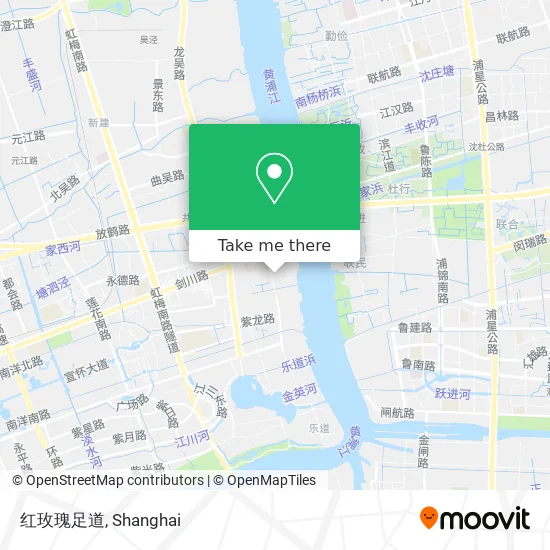 红玫瑰足道 map
