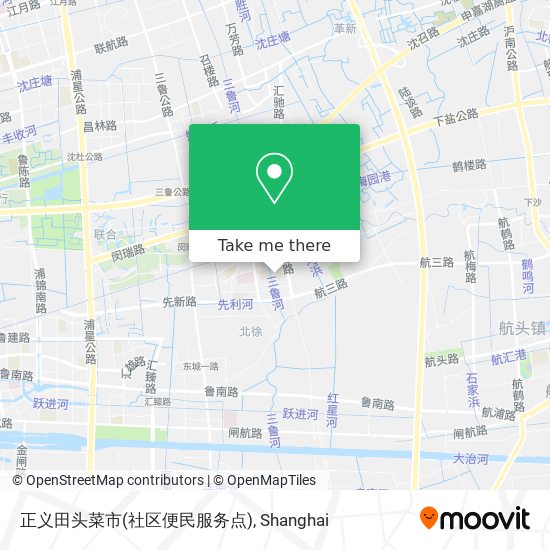 正义田头菜市(社区便民服务点) map