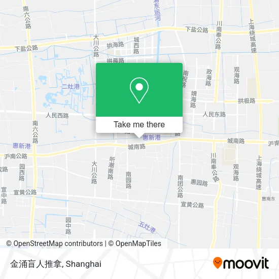 金涌盲人推拿 map