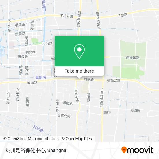 纳川足浴保健中心 map