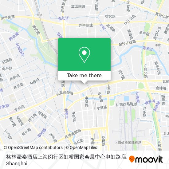格林豪泰酒店上海闵行区虹桥国家会展中心申虹路店 map