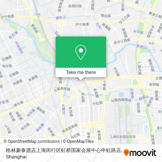 格林豪泰酒店上海闵行区虹桥国家会展中心申虹路店 map