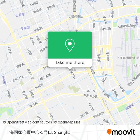 上海国家会展中心-5号口 map