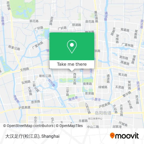 大汉足疗(松江店) map