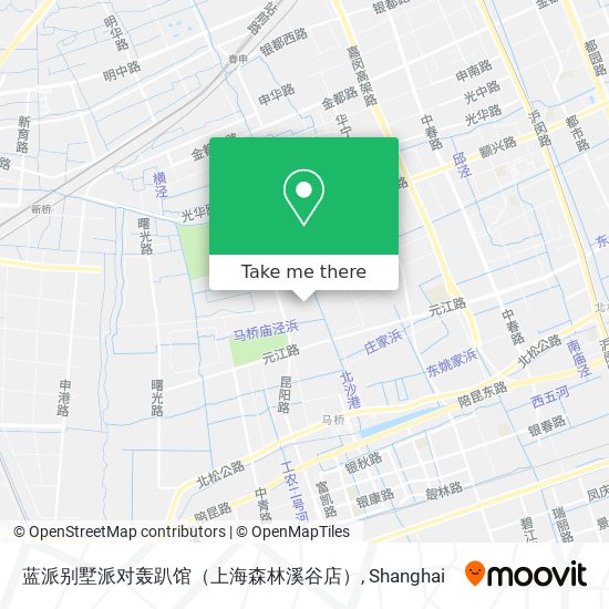 蓝派别墅派对轰趴馆（上海森林溪谷店） map