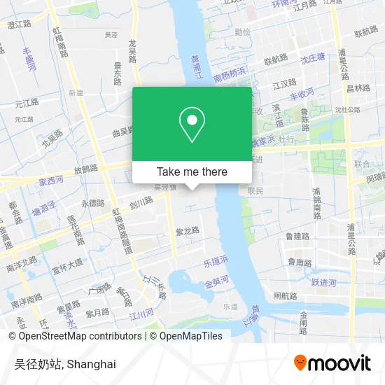 吴径奶站 map