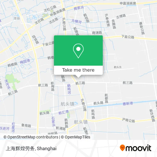 上海辉煌劳务 map