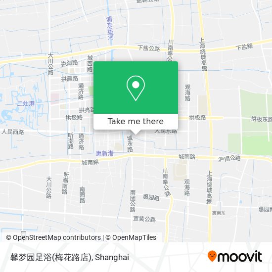 馨梦园足浴(梅花路店) map