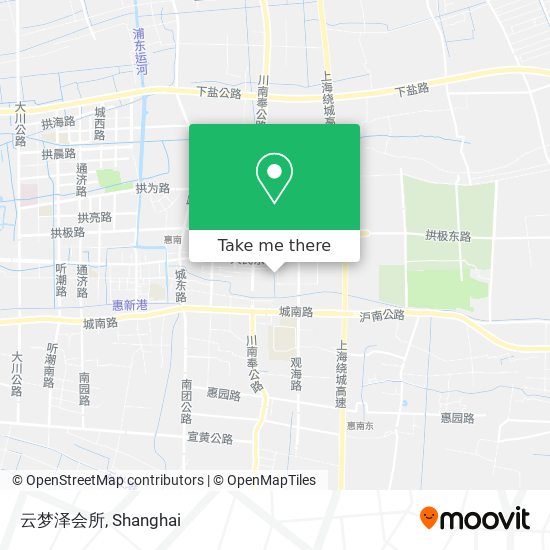 云梦泽会所 map