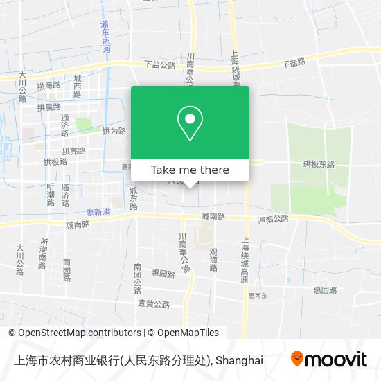 上海市农村商业银行(人民东路分理处) map
