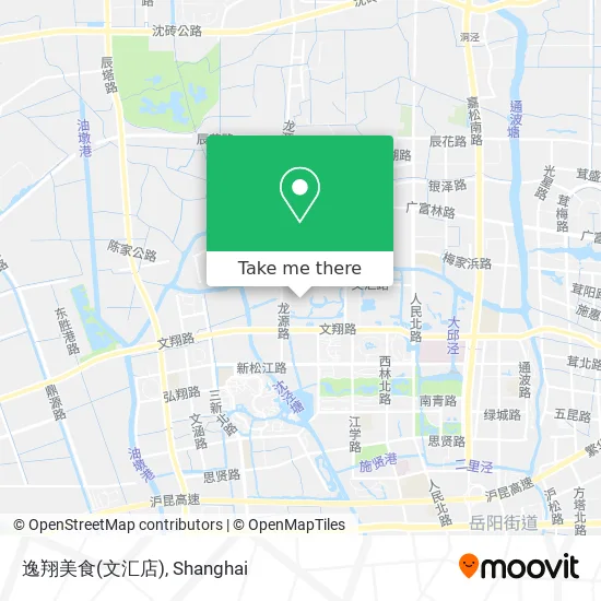 逸翔美食(文汇店) map