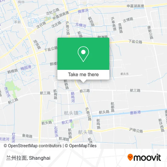 兰州拉面 map