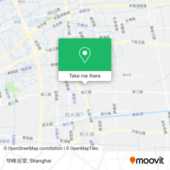 华峰浴室 map