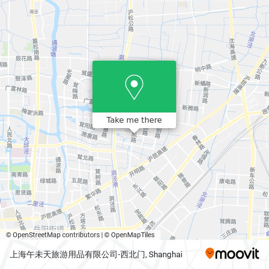 上海午未天旅游用品有限公司-西北门 map