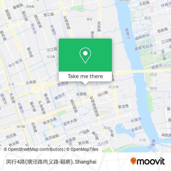闵行4路(塘泾路尚义路-颛桥) map