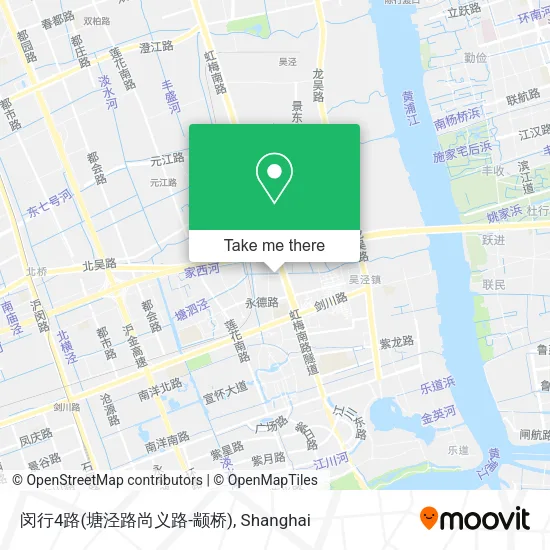 闵行4路(塘泾路尚义路-颛桥) map